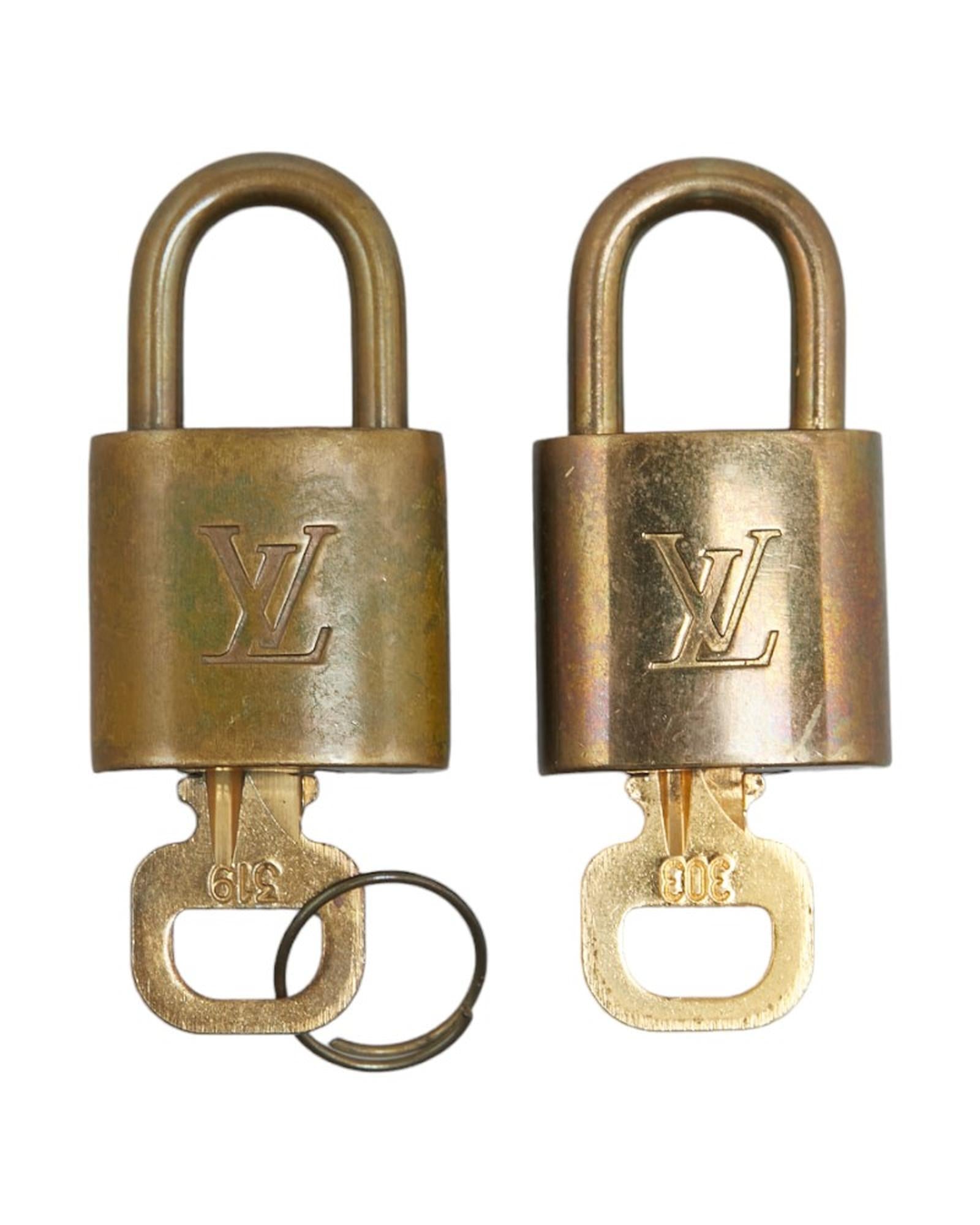 image of Authentic Gold Plated Padlock Set for Women