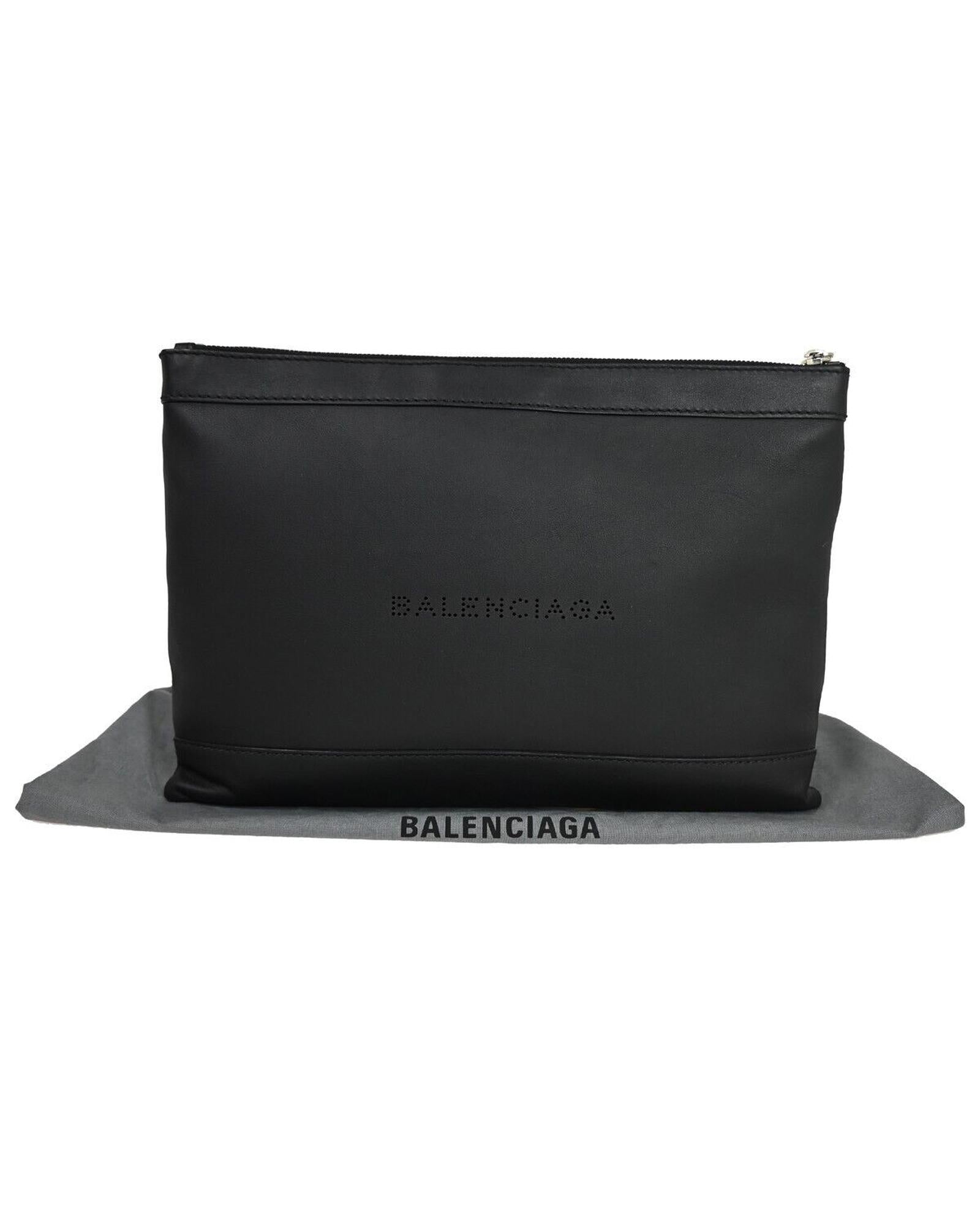 Image of Leather Clutch Bag with Minor Flaws