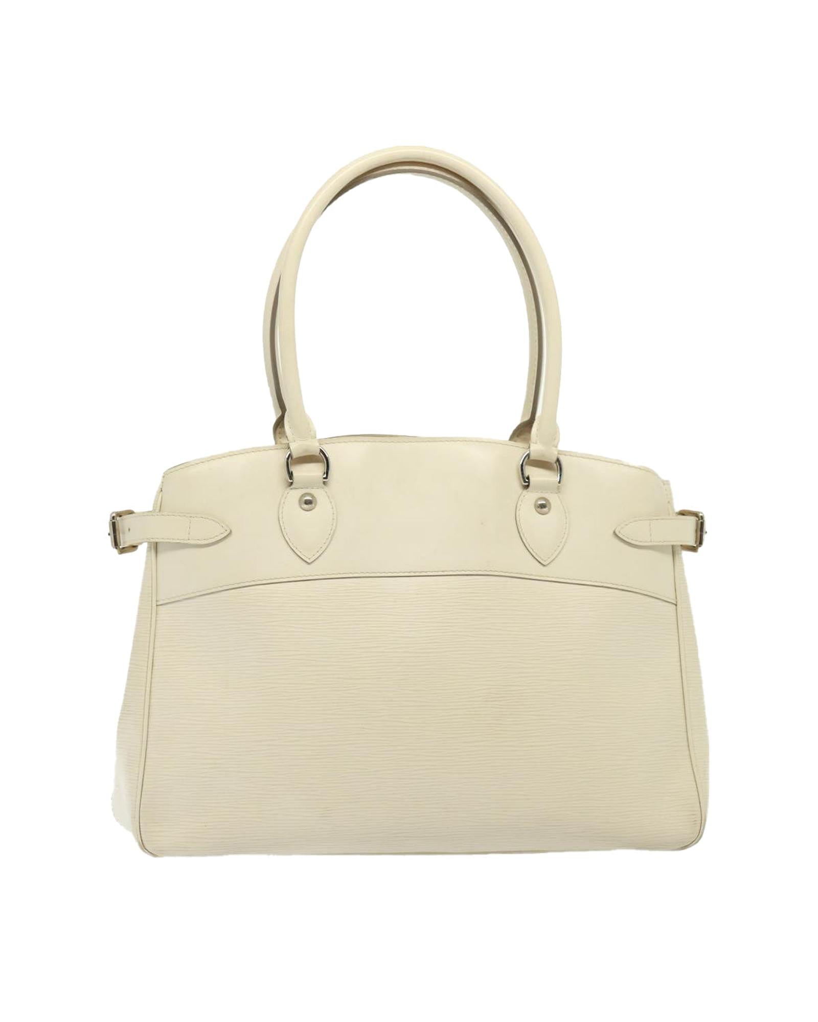 image of Epi Leather Passy GM Hand Bag in White/Yvoire by Louis Vuitton