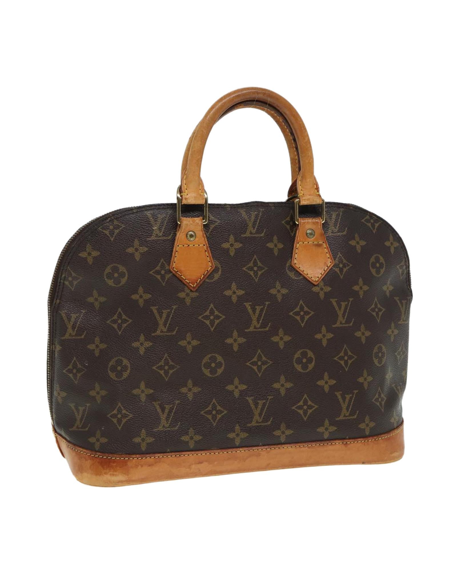 image of Monogram Canvas Hand Bag with Serial Number - Authentic LV