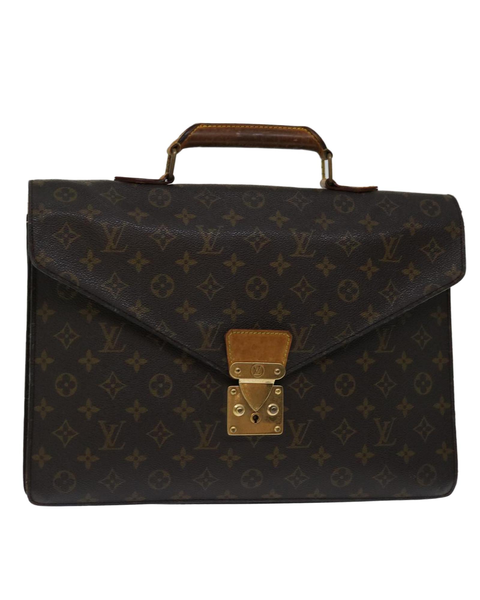 Image of Authentic Louis Vuitton Monogram Briefcase with Shoulder Strap