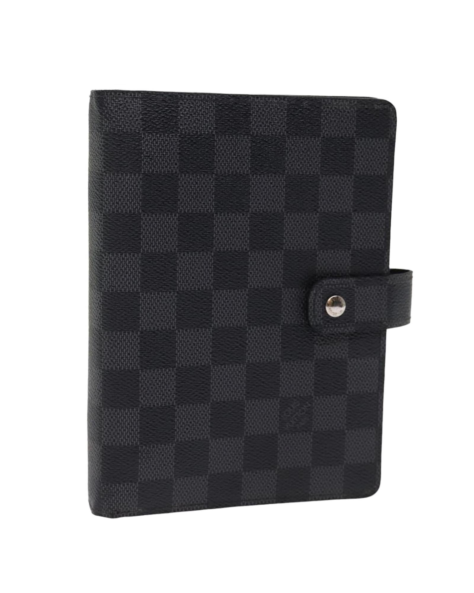 image of Durable Day Planner Cover with Damier Graphite Pattern