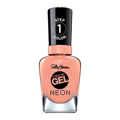 Sally Hansen Miracle Gel Neon Nail Polish 051 Peach Please Pack Of 6
