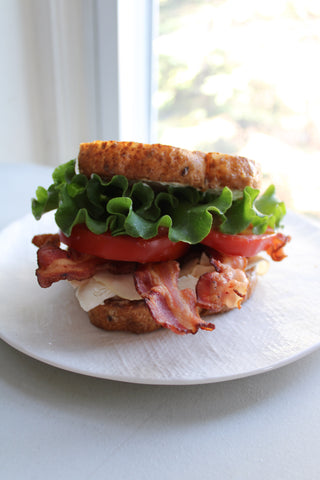 Bacon, Lettuce, Tomato, Turkey sandwich