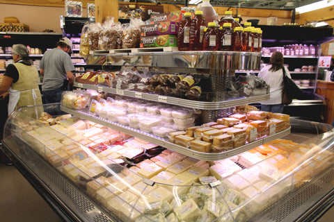 Stoltzfus Meats bakery display case