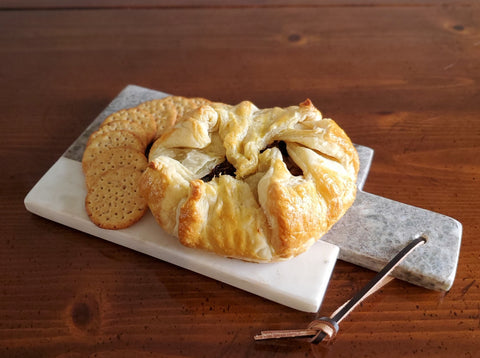 Bacon & Caramelized Onion Baked Brie