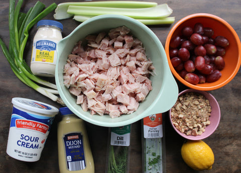 ingredients for turkey salad