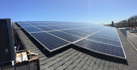 solar panels on Stoltzfus Meats production facility 