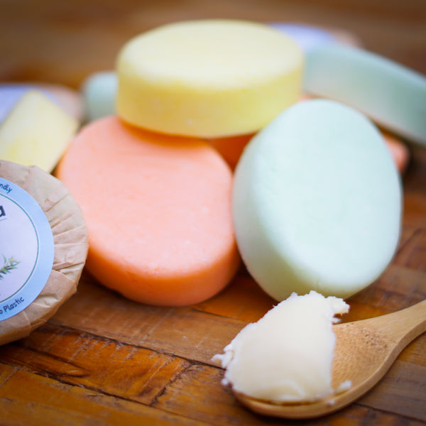 Shea butter shampoo bars