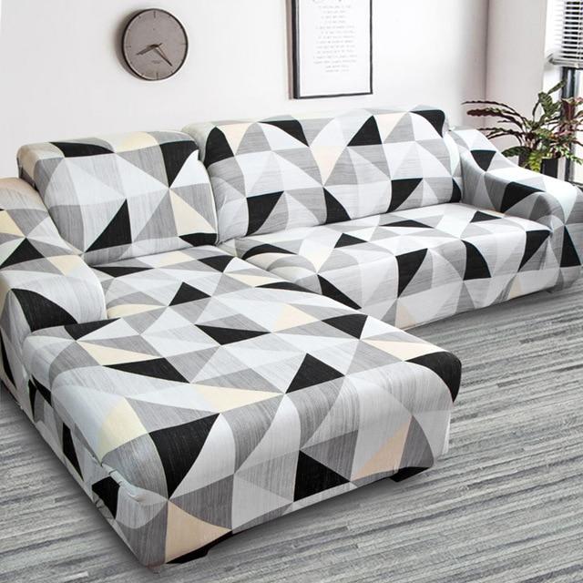 Premium Elastic Sofa Covers Patterned Style Dullegant