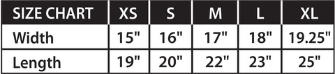 youth size chart