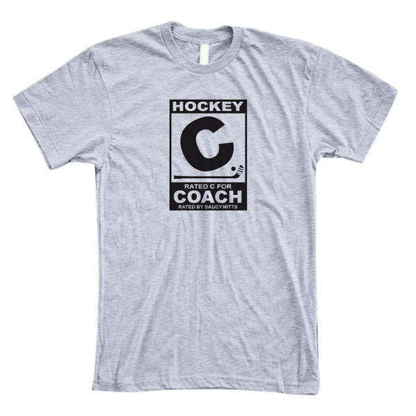 Rated C for Coach Hockey Shirt - Saucy Mitts – Saucy Mitts Hockey