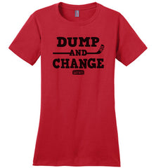 Dump and Change Women's Hockey Shirt - Saucy Mitts – Saucy Mitts Hockey