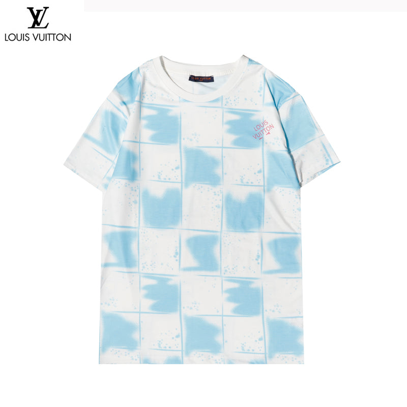 LV Louis Vuitton Fashion Casual Simple Men Short Sleeve T-Shirt 