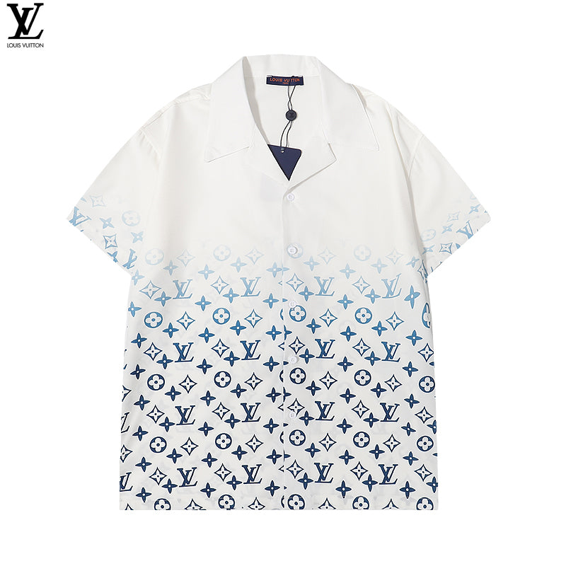 LV Louis Vuitton Fashion Casual Simple Men Short Sleeve T-Shirt Tops Polo shirt