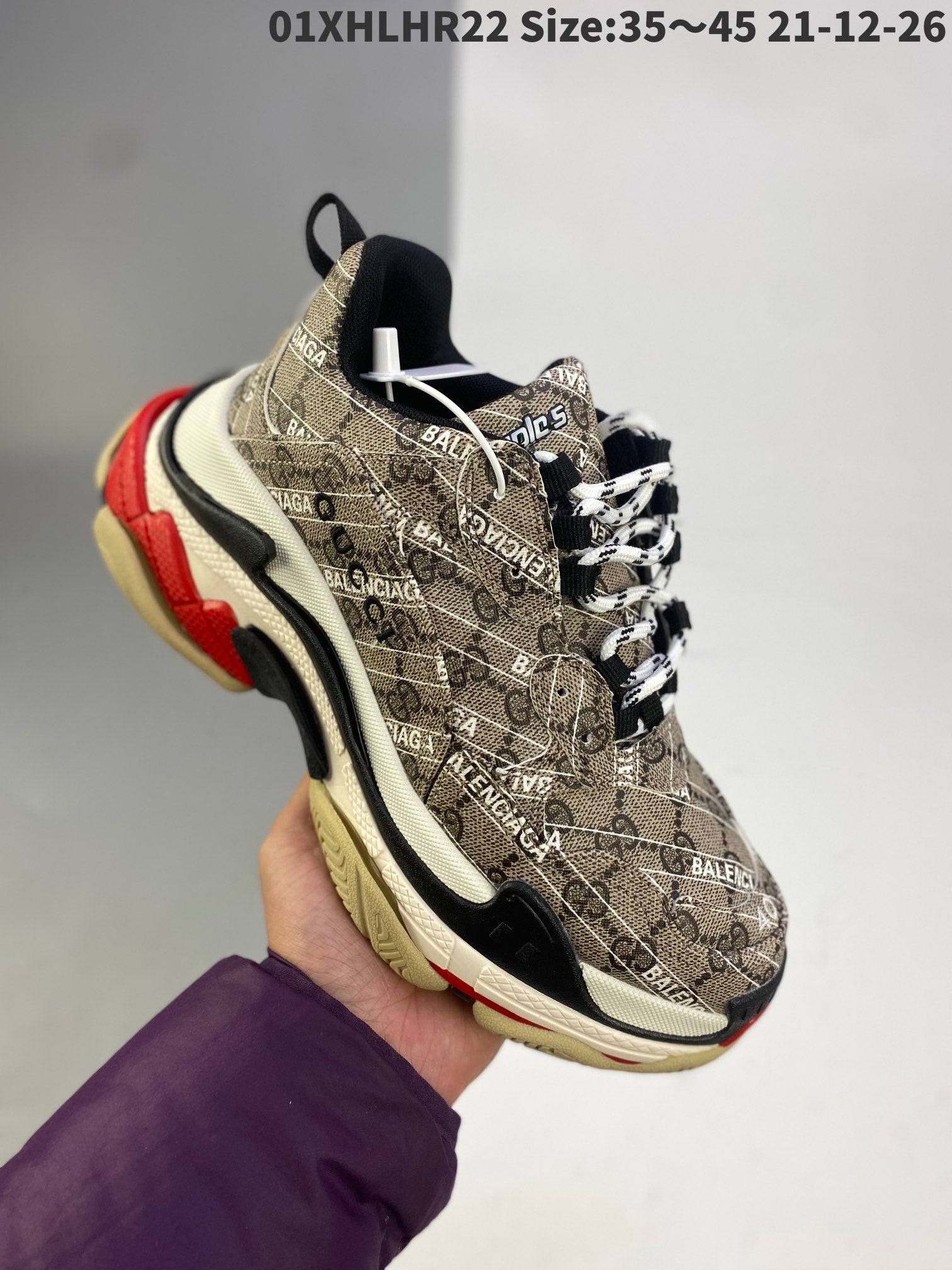 Balenciaga Triple S Running Shoes Non-slip Shock Absorbing Sneakers TN Air Cushion Sports Casual Jog