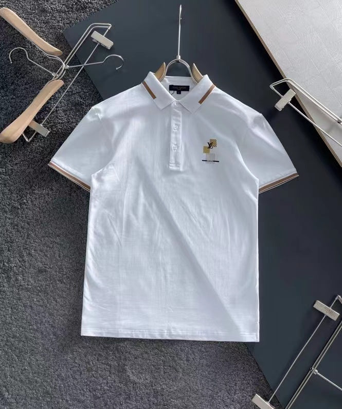 LV Louis Vuitton Fashion Casual Simple Men Short Sleeve T-Shirt 