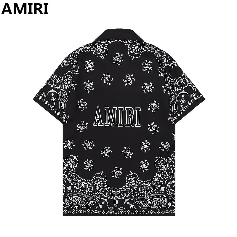 Amiri Fashion Casual Simple Men Short Sleeve T-Shirt Tops Polo s