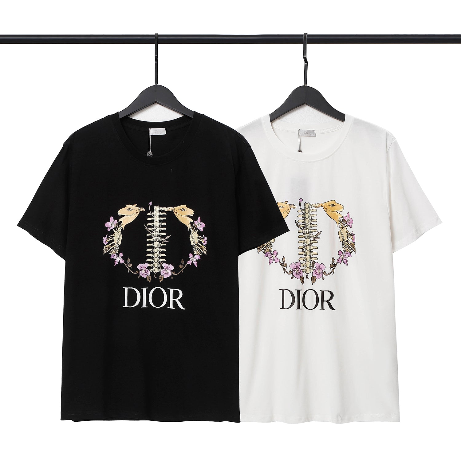 Dior Fashion Casual Simple Men Short Sleeve T-Shirt Top Polo Shi