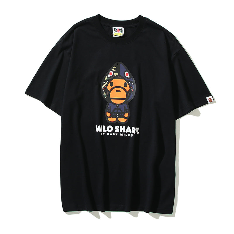 BAPE Fashion Casual Simple Men Short Sleeve T-Shirt Tops Polo sh