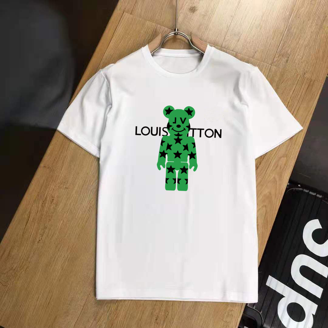 LV Louis Vuitton Fashion Casual Simple Men Short Sleeve T-Shirt 