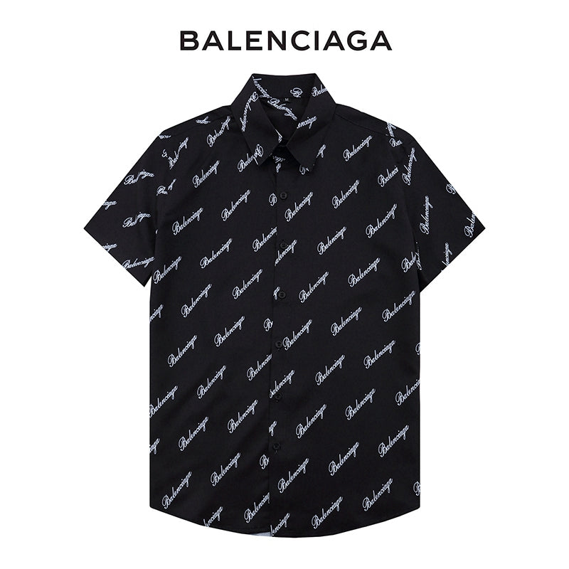 Balenciaga Fashion Casual Simple Men Short Sleeve T-Shirt Tops P