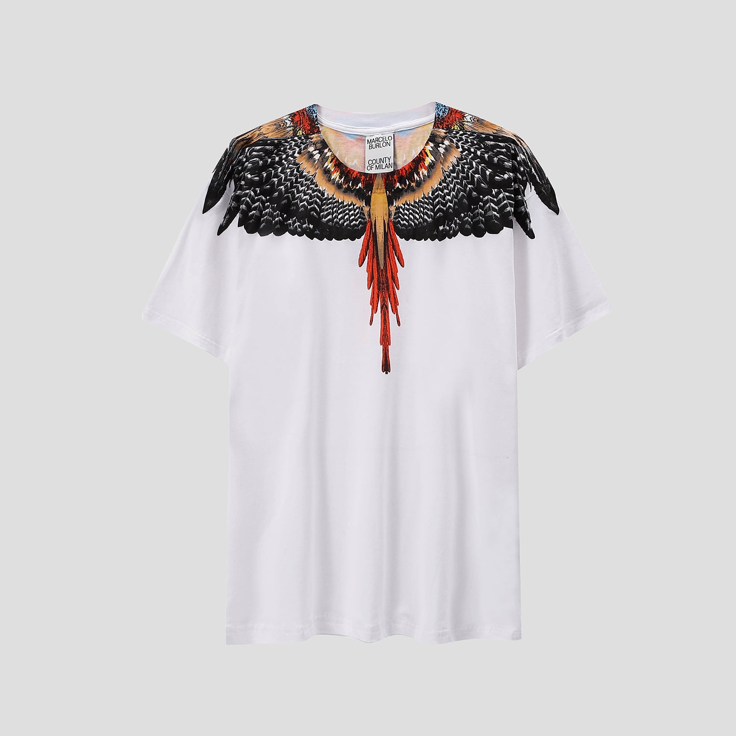 Marcelo Burlon Wings Fashion Casual Simple Men Short Sleeve T-Shirt Tops Polo shirt