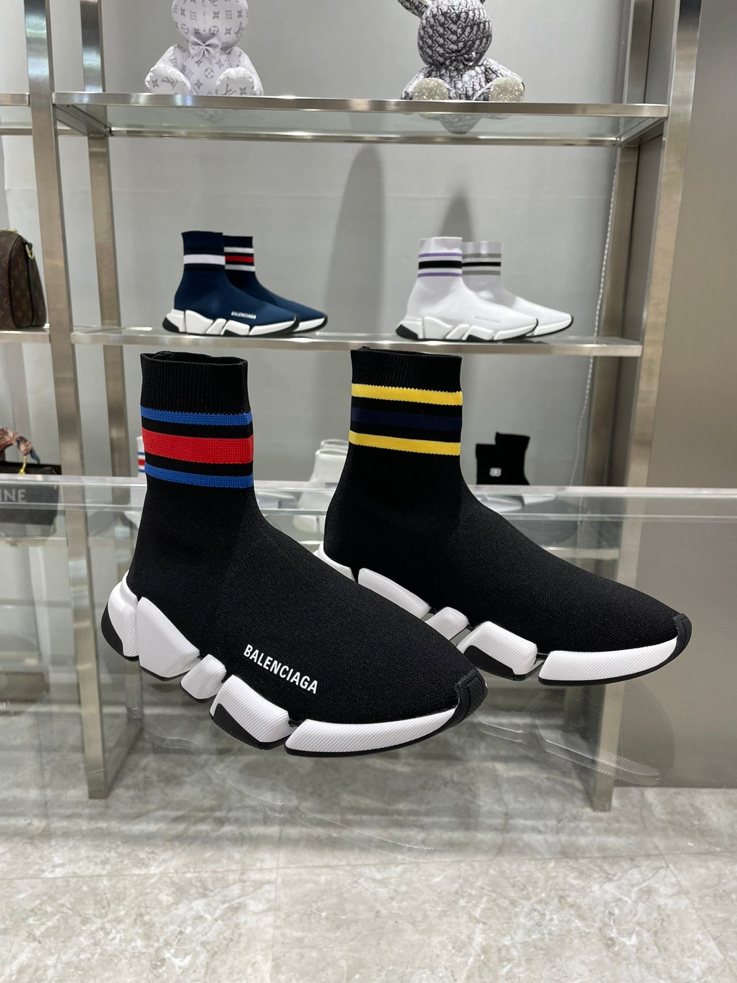 Balenciaga Fashion Sock Boots Woman Men Casual Shoes Breathable Sneakers Running Shoes Size 35-45