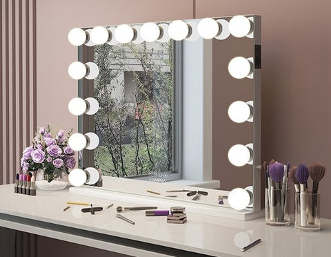 HOLLYWOOD VANITY MIRROR WITH LIGHTS