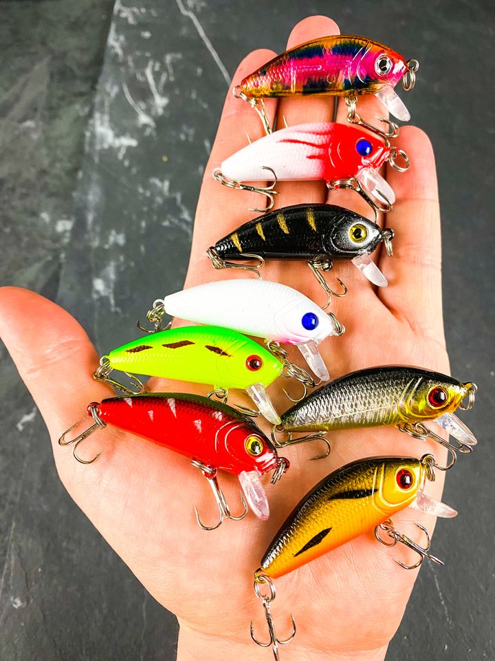 Fishing baits lures 4pcs floating popper fishing lures 12g 95mm