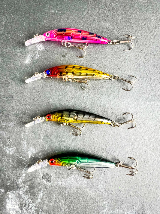 Akuna Pack of 15 Lures for Bass for Each of 50 States in USA