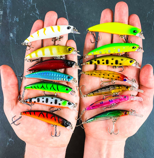 ALLBLUE New Legend Minnow 44mm Sinking Floating Mini Wobbler Fishing Lure  Artificial Hard Bait Trout Crankbait Fishing Tackle