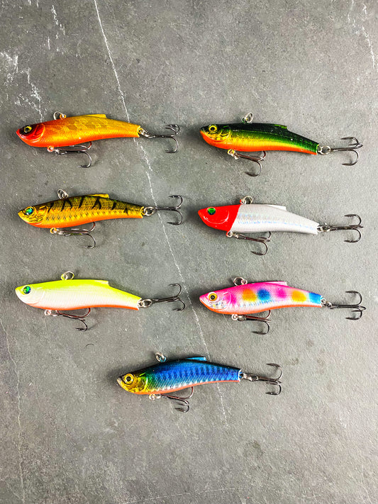 8 Fishing Lures - Bass & Pollack Soft plastic swim baits lures (Postfree), in St Saviour