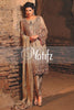 Motifz Embroidered Crinkle Chiffon Collection '16 – Coffee 1258 - YourLibaas
 - 2