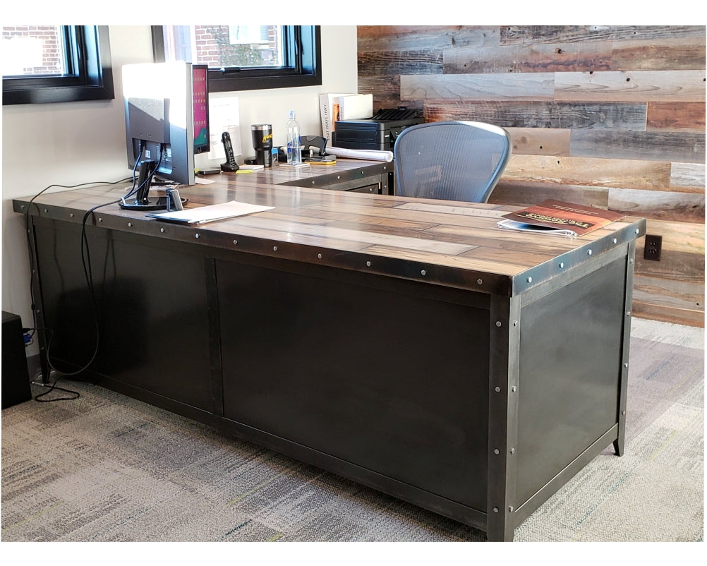 066 Industrial Office Desk File Cabinet Industrial Evolution