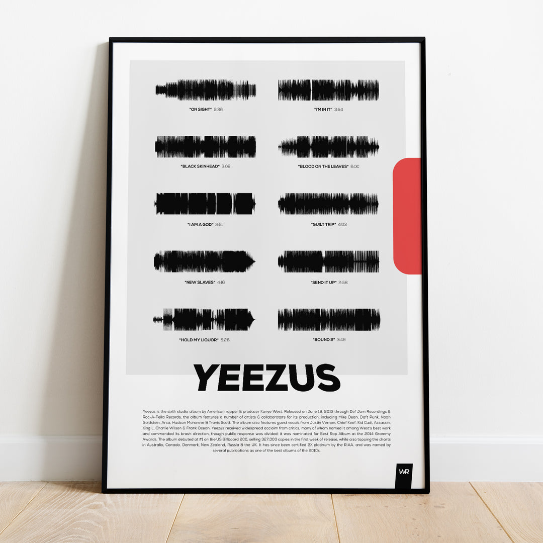 The Life of Pablo by Kanye West  Soundwave Poster Print – The Wav Room