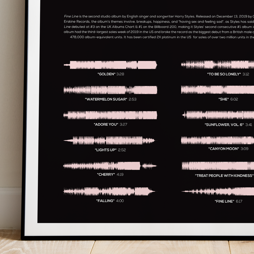 Harry's House by Harry Styles  Soundwave Art Poster – The Wav Room