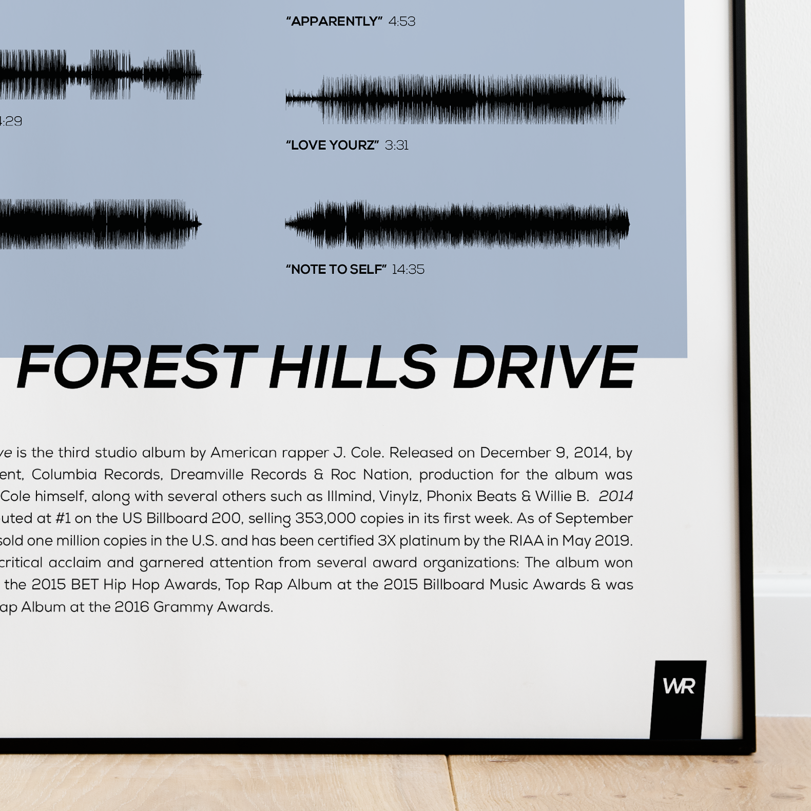 j cole 2014 forest hills drive font