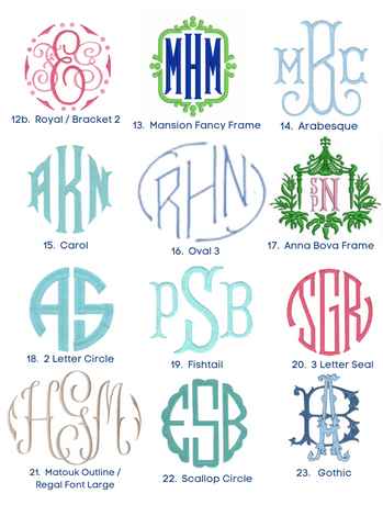 Monogram Styles