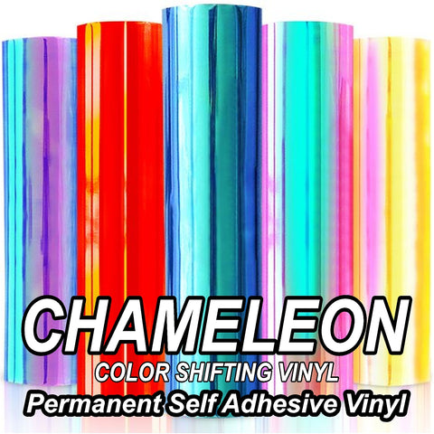 Chameleon Holographic Adhesive Craft Vinyl - Vinyl Me Now