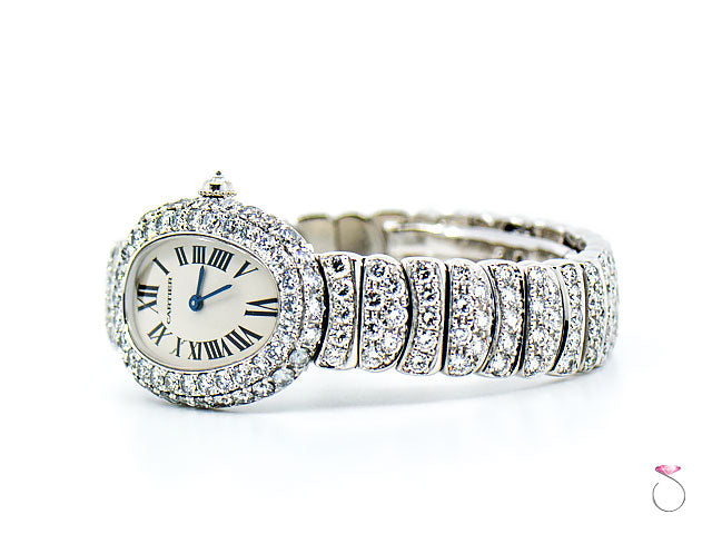 cartier diamond watch bracelet