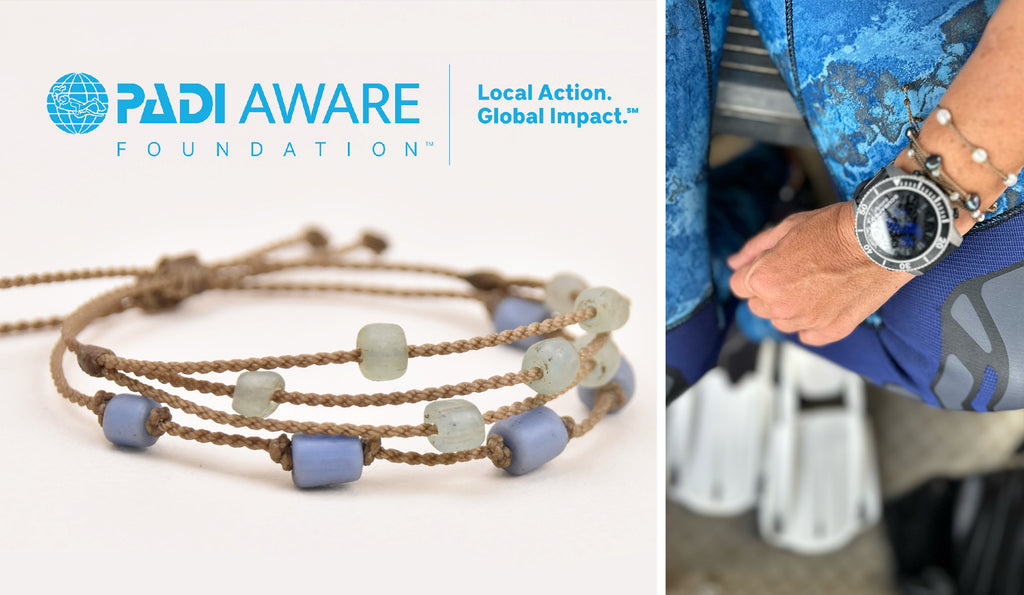 The best scuba diving jewerly also gives back to ocean conservation charities like PADI AWARE.