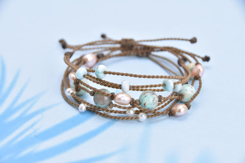 Give the Gift of Bravery: Larimar, Blush, Pearl and Turquoise