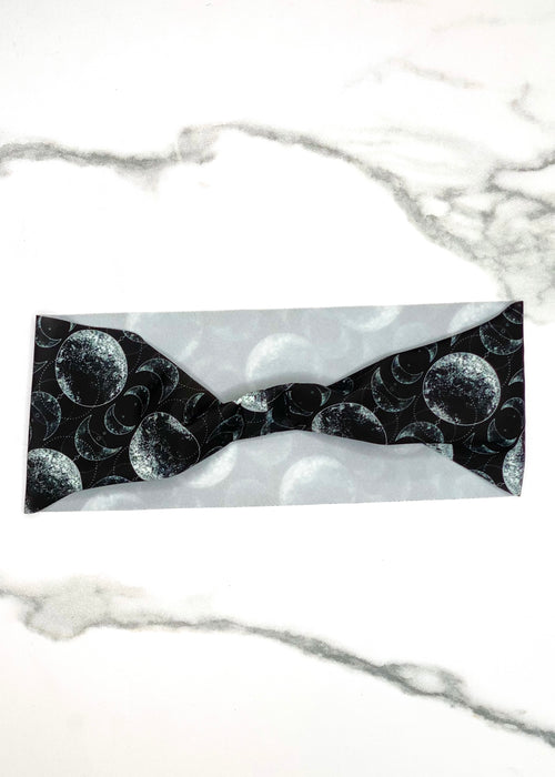 Linear Moon Phases Yoga Headband