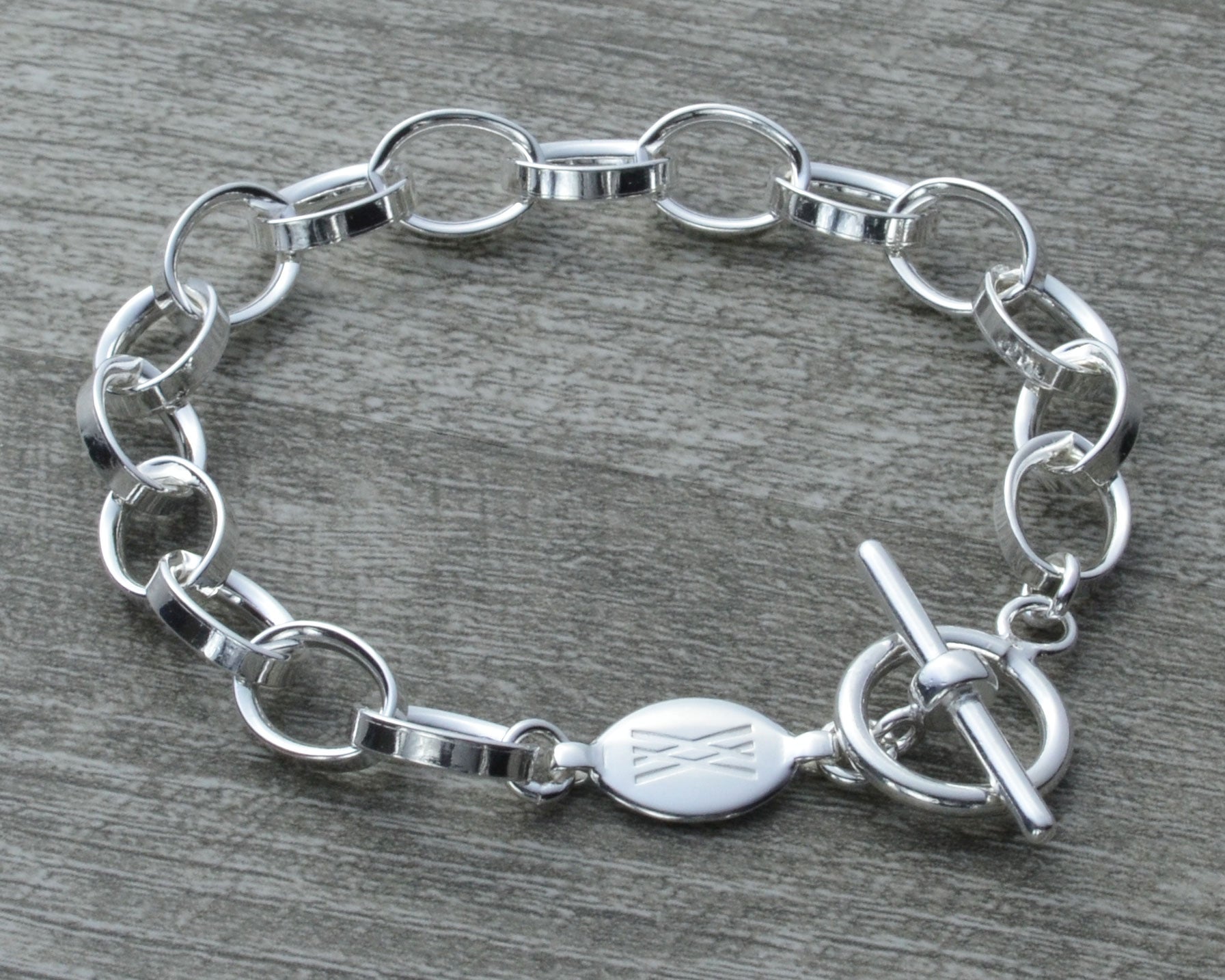 Charm Bracelet Chain Sterling Silver