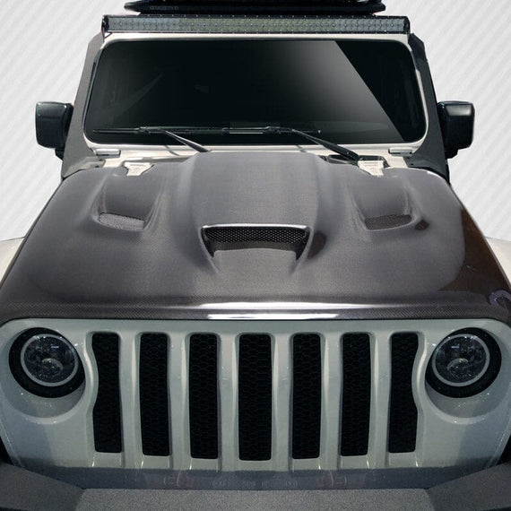2019-2023 Jeep Wrangler JL / Gladiator JT Hellcat Look Carbon Fiber Ho –  Truck2go