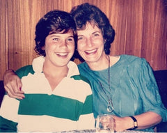 Young Stuart with his mother, family distilling, love for wine, Penfolds wine