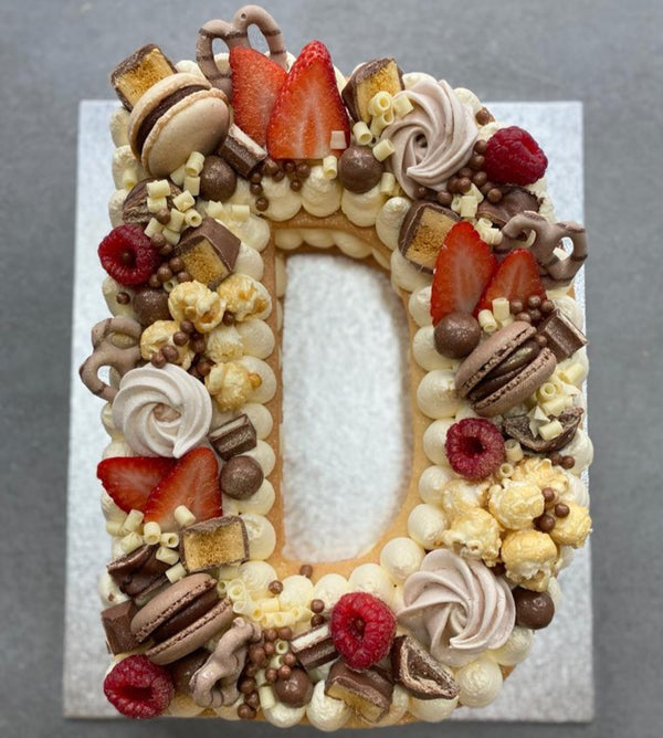 Letter birthday cake | Cake lettering, Cake, Birthday cake chocolate