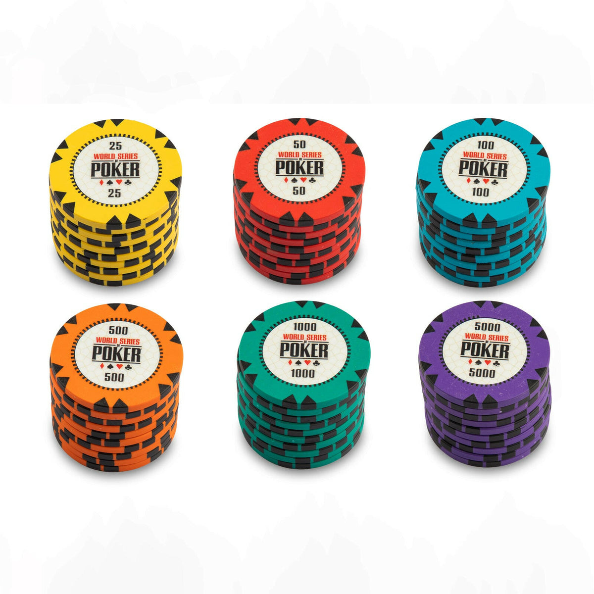 WSOP Series Poker Chips Set 300 and 500 Pieces At Best Price India