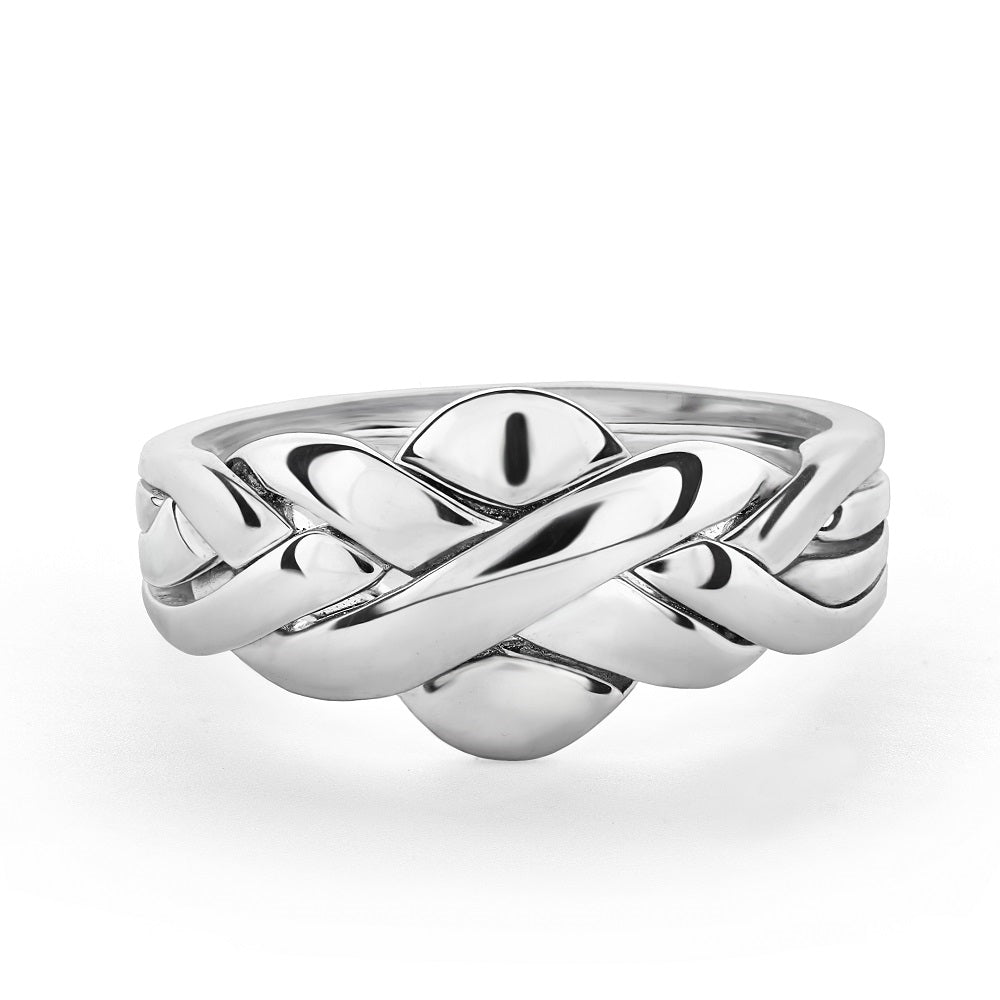 four ring rose puzzle ring